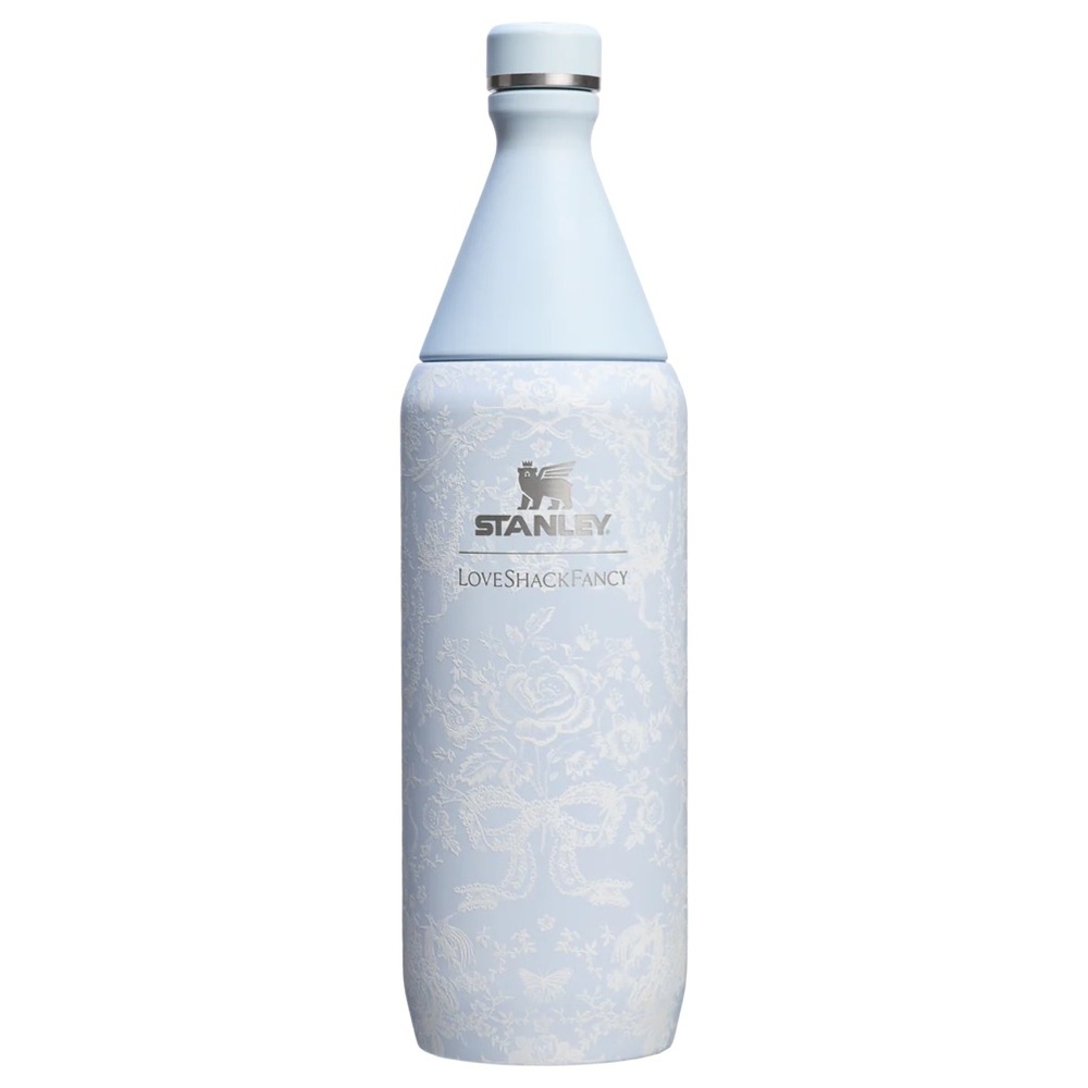 Stanley Pastel Blue Floral Bottle